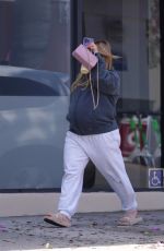 Pregnant HILARY DUFF Visits a Birthing Clinic in Sherman Oaks 04/18/2024