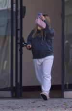 Pregnant HILARY DUFF Visits a Birthing Clinic in Sherman Oaks 04/18/2024