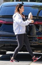 Pregnant JENNA DEWAN Out and About in Santa Monica 04/02/2024