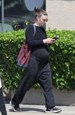 Pregnant ROONEY MARA Out in Los Angeles 04/17/2024