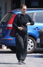 Pregnant ROONEY MARA Out in Los Angeles 04/17/2024