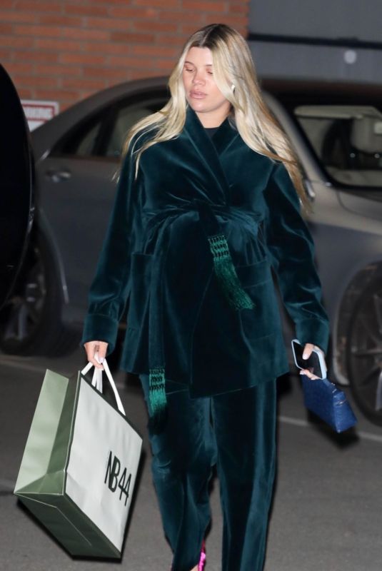 Pregnant SOFIA RICHIE Leaves NB44 Party in Beverly Hills 04/05/2024