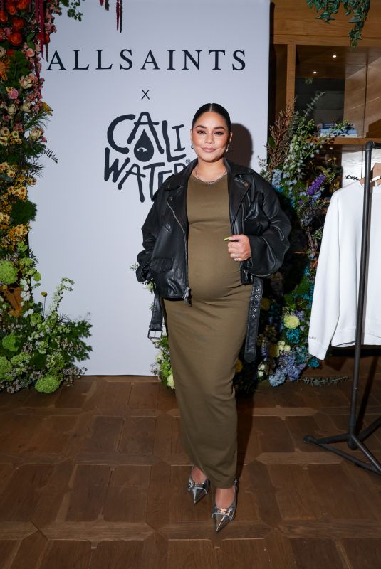 Pregnant VANESSA HUDGENS at Allsaints X Calliwater Capsule Collection Launch in Los Angeles 10/04/2024