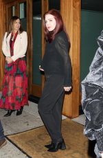 PRISCILLA PRESLEY Leaves Dinner with Friends in Beverly Hills 04/24/2024