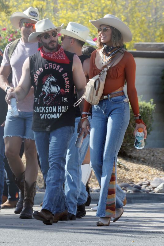 RACHEL LEVIS Arrives at Stagecoach Festival in Indio 04/26/2024
