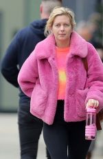 RACHEL RILEY Arrives at Dock 10 Studios in Media City in Salford 04/10/2024