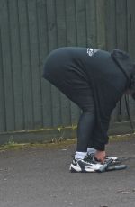 RAYE Out Jogging in London 03/29/2024