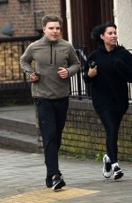 RAYE Out Jogging in London 03/29/2024