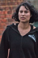 RAYE Out Jogging in London 03/29/2024