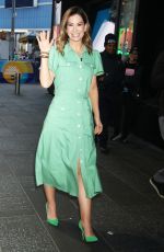 REBECCA JARVIS Arrives at Good Morning America in New York 04/09/2024