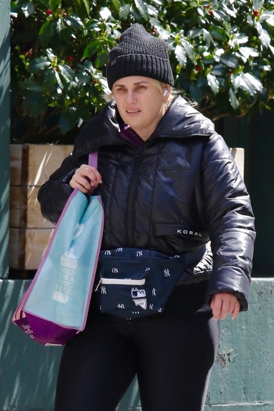 REBEL WILSON Heading for Morning Gym Workout in New York 04/01/2024