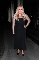 REBEL WILSON Leaves An Evening with Rebel Wilson in Conversation at Palladium Theatre in London 04/29/2024