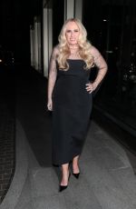 REBEL WILSON Leaves An Evening with Rebel Wilson in Conversation at Palladium Theatre in London 04/29/2024