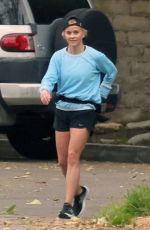 REESE WITHERSPOON Out Jogging Near Her Home in Brentwood 04/23/2024
