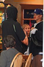RIHANNA and ASAP Rocky on a Date Night at Color Me Mine in Beverly Hills 04/07/2024