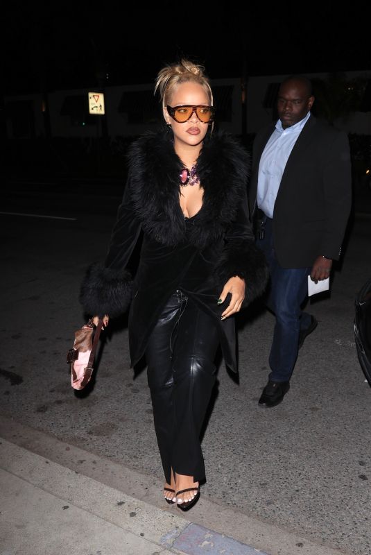 RIHANNA Arrives at Highlight Room in Hollywood 04/06/2024