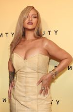 RIHANNA at Rihanna x Fenty Beauty Launch Event in Los Angeles 04/26/2024