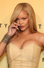 RIHANNA at Rihanna x Fenty Beauty Launch Event in Los Angeles 04/26/2024