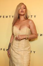 RIHANNA at Rihanna x Fenty Beauty Launch Event in Los Angeles 04/26/2024