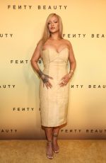RIHANNA at Rihanna x Fenty Beauty Launch Event in Los Angeles 04/26/2024
