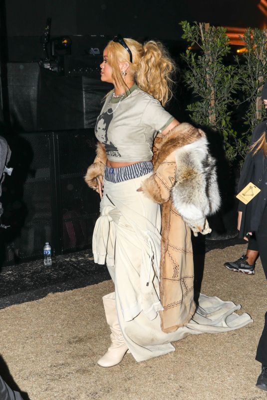 RIHANNA Night Out at Coachella Valley Music and Arts Festival in Indio 04/14/2024