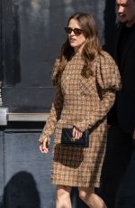 RILEY KEOUGH Arrives at Jimmy Kimmel Live in Los Angeles 04/15/2024