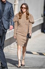 RILEY KEOUGH Arrives at Jimmy Kimmel Live in Los Angeles 04/15/2024