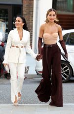 RITA ORA and ANNA LAHEY Arrives at TYPEBEA Launch in London 04/29/2024
