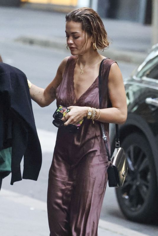 RITA ORA Out for Dinner in Sydney 03/29/2024