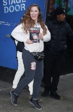 RONDA ROUSEY Promotes Her New Memoir Our Fight at Good Morning America in New York 04/01/2024