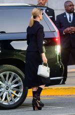 ROSAMUND PIKE Arrives at Dior Fashion Show in New York 04/15/2024
