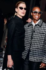 ROSAMUND PIKE at Dior Fall 2024 Fashion Show in New York 04/15/2024