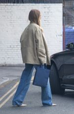 ROSIE HUNTINGTON-WHITELEY Leaves an Office Building in London 04/27/2024
