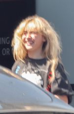 SABRINA CARPENTER Arrives at a Dance Studio in Hollywood 04/02/2024