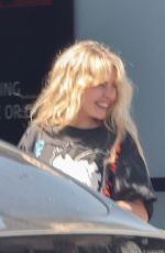 SABRINA CARPENTER Arrives at a Dance Studio in Hollywood 04/02/2024