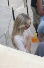 SABRINA CARPENTER at Disney California Adventure in Anaheim 04/18/2024