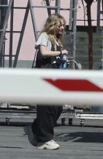 SABRINA CARPENTER Heading to a Studio in Los Angeles 04/08/2024