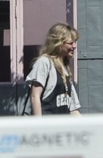SABRINA CARPENTER Heading to a Studio in Los Angeles 04/08/2024