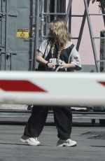 SABRINA CARPENTER Heading to a Studio in Los Angeles 04/08/2024