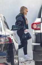 SABRINA CARPENTER Heading to an Office Building in Los Angeles 04/05/2024