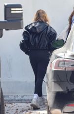SABRINA CARPENTER Heading to an Office Building in Los Angeles 04/05/2024