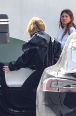 SABRINA CARPENTER Heading to an Office Building in Los Angeles 04/05/2024
