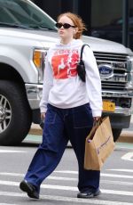 SADIE SINK Out and About in New York 04/10/2024