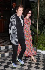 SALLY WOOD Arrives at a Party at Birds Club in West Hollywood 04/20/2024