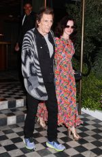SALLY WOOD Arrives at a Party at Birds Club in West Hollywood 04/20/2024