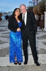 SALMA HAYEK, MATHILDE PINAULT and François-Henri Pinault Out in Venice 04/17/204
