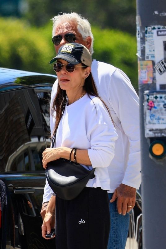 SANDRA BULLOCK amd Peter Weireter Out in West Hollywood 04/28/2024