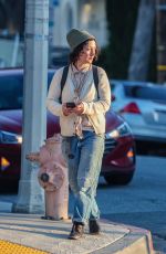 SARA GILBERT Out and About in Beverly Hills 04/18/2024