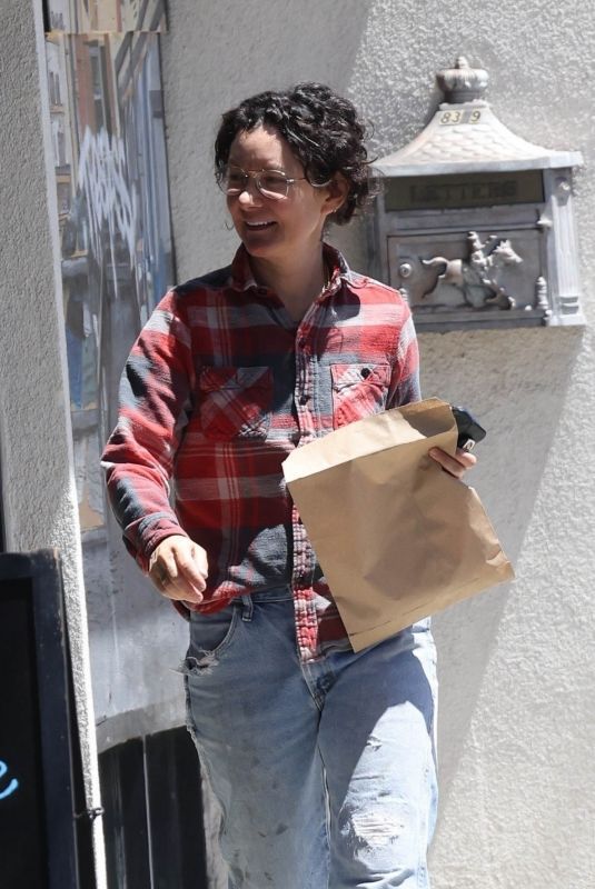 SARA GILBERT Out and About in Los Angeles 04/27/2024
