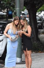 SARA MESA and LAUREN DUNN Out for Dinner in Pott